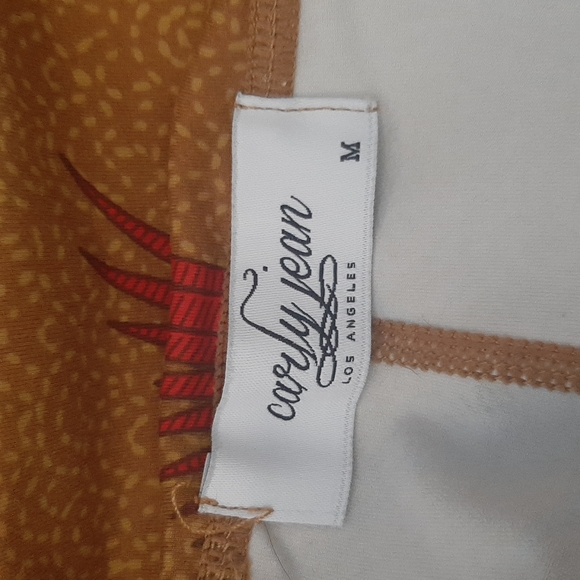 Women's Carly Jean Los Angeles Matching Sport Set Top (S) bottom Leggings (M) - Picture 10 of 16